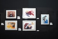 「映画公開記念『鋼の錬金術師展』」の様子。