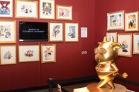 「映画公開記念『鋼の錬金術師展』」の様子。