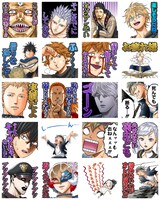 「ブラッククローバー（J50th）」のスタンプ。