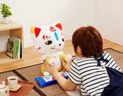 「刀剣乱舞-ONLINE- PCクッション こんのすけ」使用イメージ。