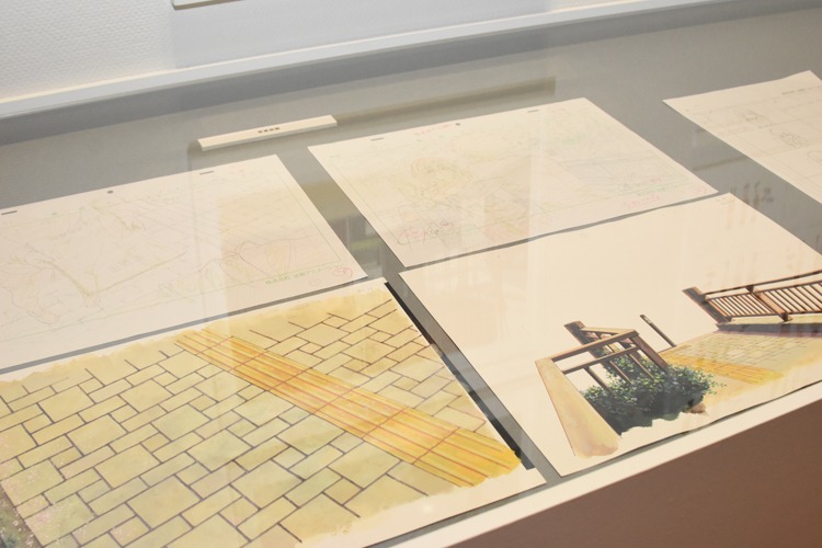 「映画『聲の形』」の展示の様子。