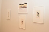 「総務部総務課山口六平太」の展示の様子。