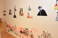 「応天の門」の展示の様子。