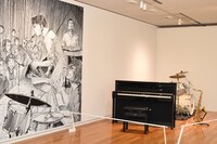 「BLUE GIANT」の展示の様子。