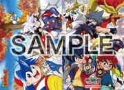 「爆転シュートベイブレード」のクリアファイル。