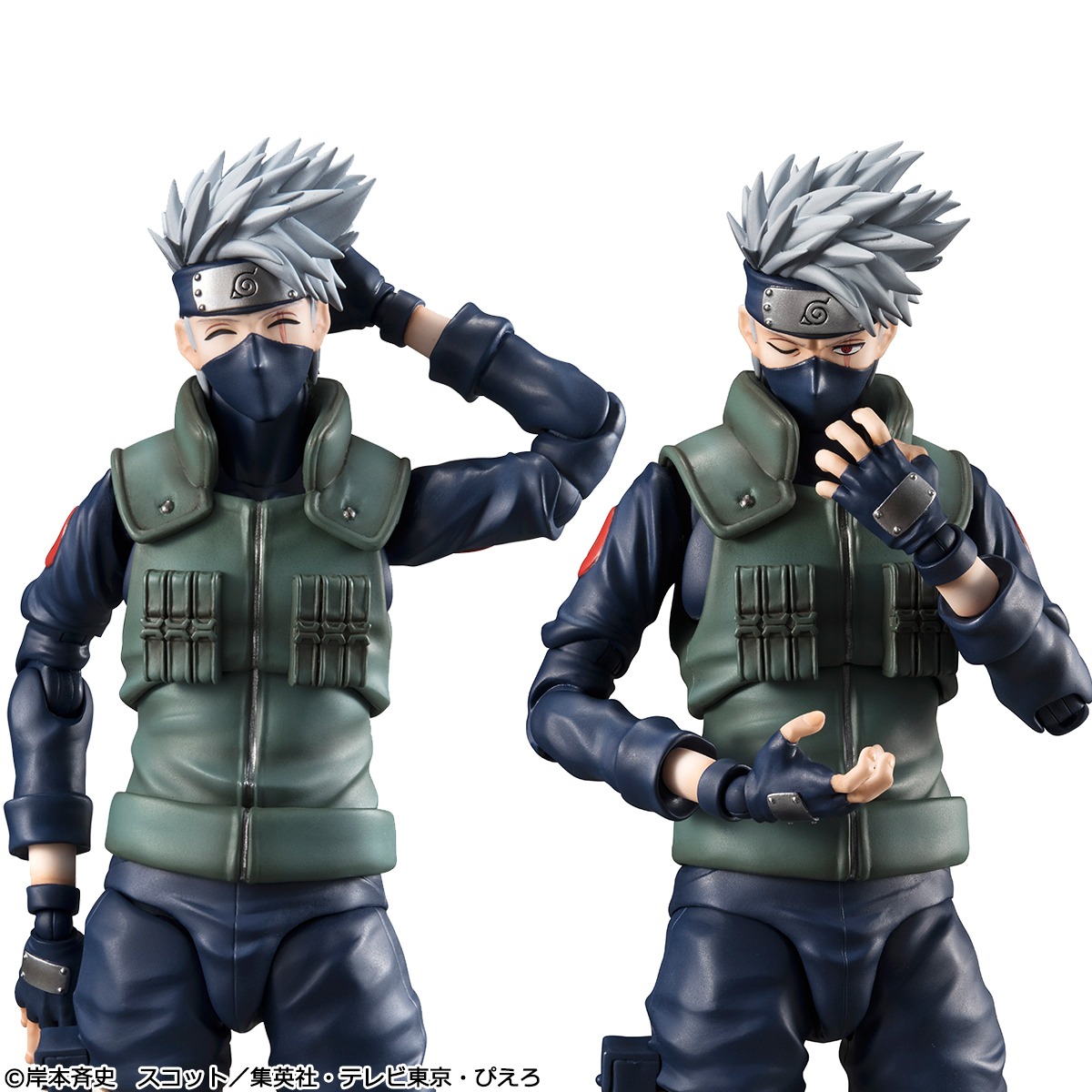 「ヴァリアブルアクションヒーローズDX NARUTO-ナルト- 疾風伝 はたけカカシ」