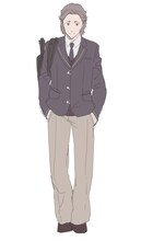 清水徹（CV：柳田淳一）の設定画。