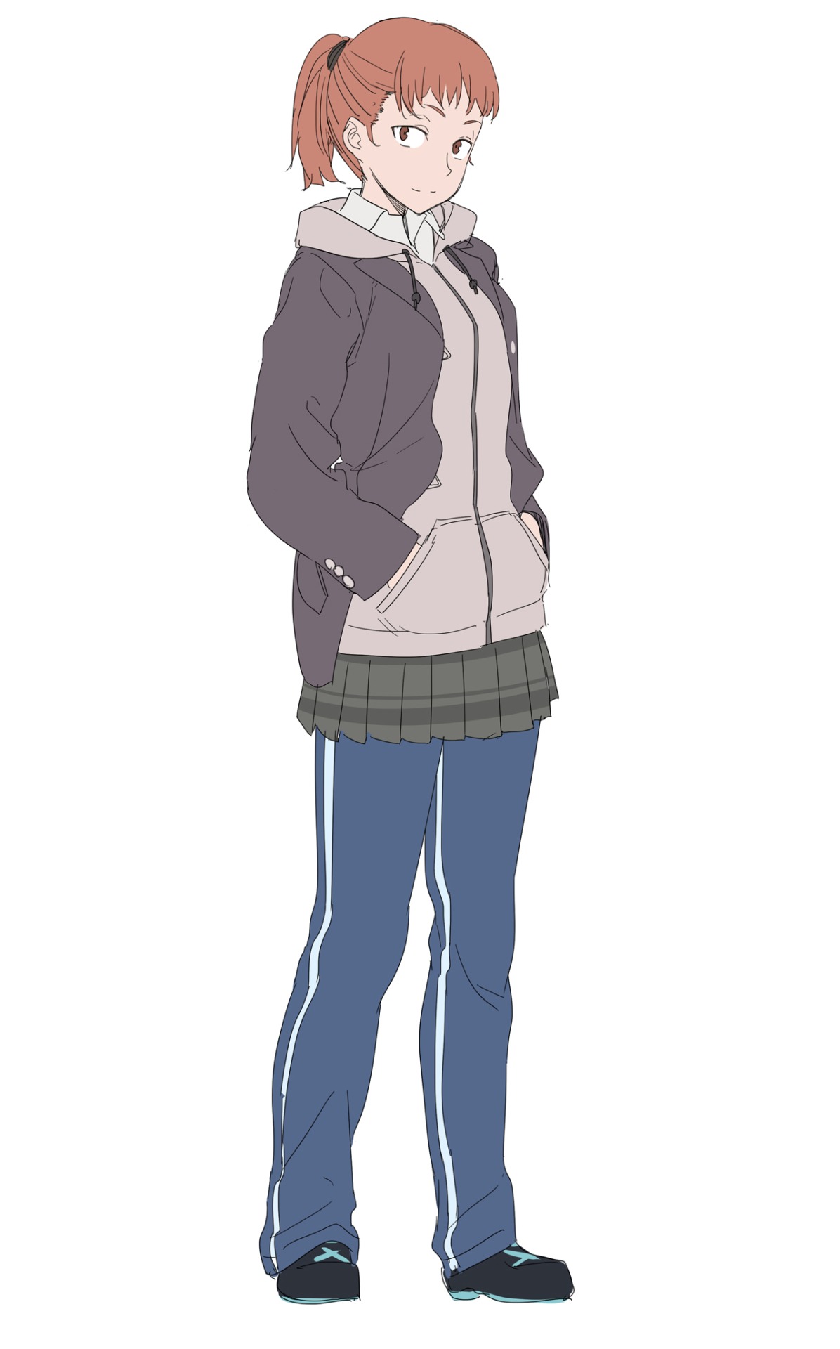 乾依子（CV：櫻庭有紗）の設定画。