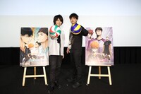 舞台挨拶の様子。