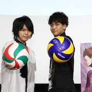 石川界人「魂を込めた」、「ハイキュー!!」舞台挨拶で村瀬歩とアフレコ振り返る