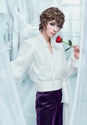 明日海りお扮するエドガー・ポーツネル。 (c)宝塚歌劇団（Photographer Chagoon/www.chagoon.com）