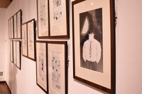 「クッキングパパ展 旅する。食べる。料理する。」の様子。