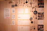 「クッキングパパ展 旅する。食べる。料理する。」の様子。