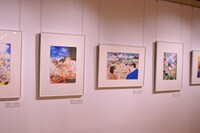 「クッキングパパ展 旅する。食べる。料理する。」の様子。