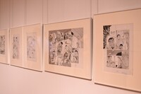 「クッキングパパ展 旅する。食べる。料理する。」の様子。