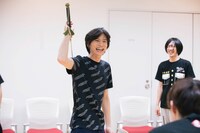 プレ稽古の様子。