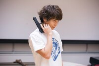 プレ稽古の様子。