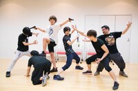 プレ稽古の様子。