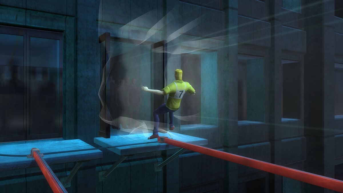 カイジvr 絶望の鉄骨渡り より これは人間競馬っ カイジ Vrの鉄骨渡りを福本伸行が体験 画像 動画ギャラリー 5 6 コミックナタリー