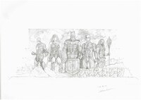 「ジャスティス・リーグ砂像」イメージ