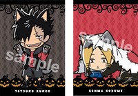 「ハイキュー!! ハロウィン in J-WORLD TOKYO」期間中、「ノヤっさんのローリングサンダーアゲイン!!」でもらえるポストカード（全12種）。