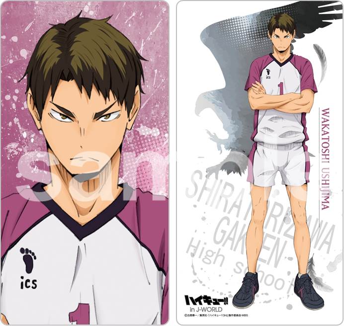 「ハイキュー!! 白鳥沢フェス in J-WORLD TOKYO」期間中、会場で販売されるロングクッション。