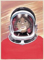 「宇宙兄弟」32巻の表紙イラスト。