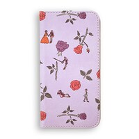 アニメ「少女革命ウテナ」をモチーフにした手帳型iPhoneケース。