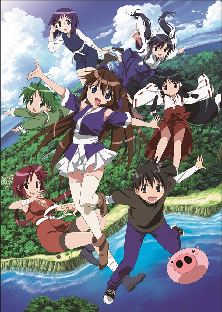 「ながされて藍蘭島」Blu-ray BOXジャケット。