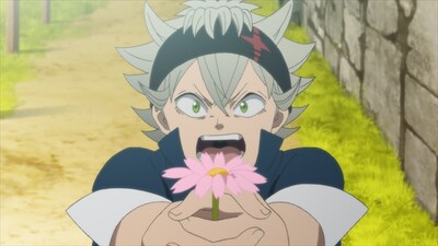 「ブラッククローバー」第1話の場面写真。