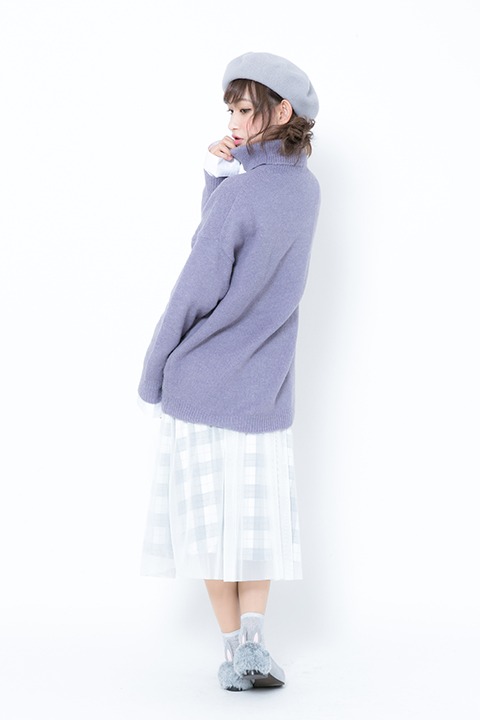 フラットパンプス（ワイルドギースモデル）の着用画像。