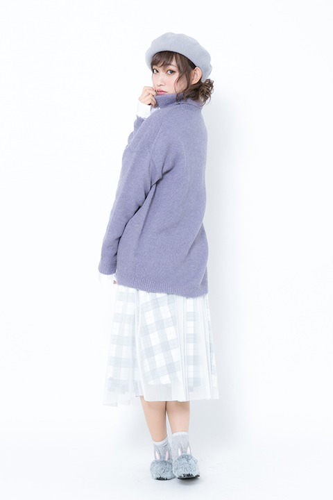フラットパンプス（ワイルドギースモデル）の着用画像。