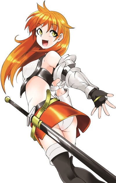 「自重しない元勇者の強くて楽しいニューゲーム」のカラーイラスト。(c)新木伸・ていやん・卵の 黄身/集英社