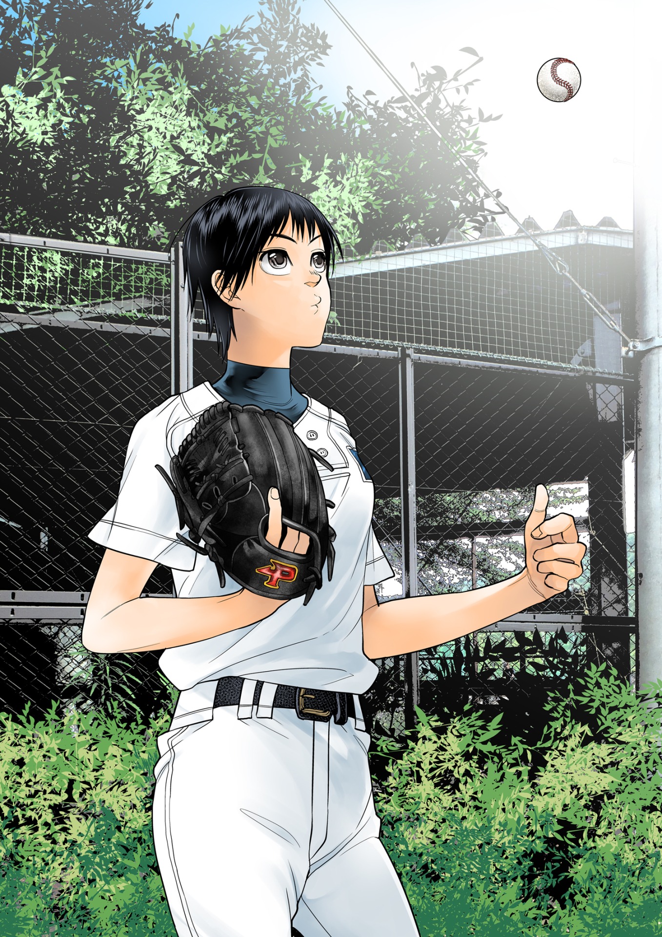 「フジマルッ！」カラーイラスト。