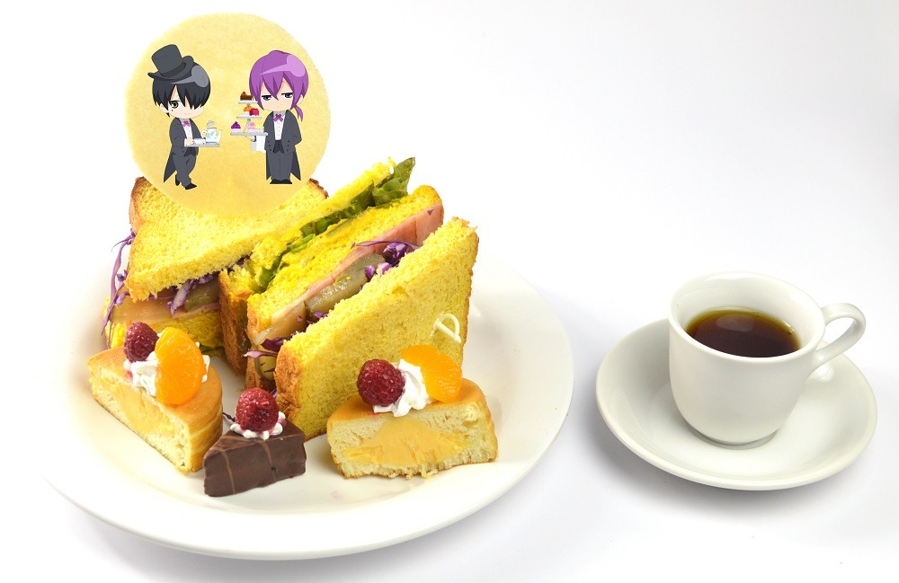 「紫原と氷室のハロウィン限定 バラエティーサンド＆紅茶のセット」