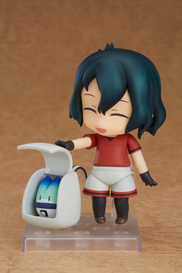 「ねんどろいど かばん」のかばんにラッキービーストを収納した様子。