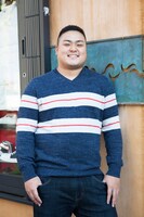 畠篤史役の吉田英成。