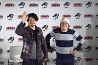 左からうすた京介、江口寿史。