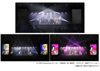 過去に上映された「ONE PIECE VR THEATER 製作決定記念 麦わらの一味 vs 海軍 vs 王下七武海 ホログラフィックバトルシアター アンコール in YOKOHAMA」の様子。
