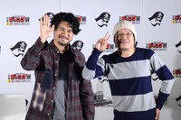 左からうすた京介、江口寿史。