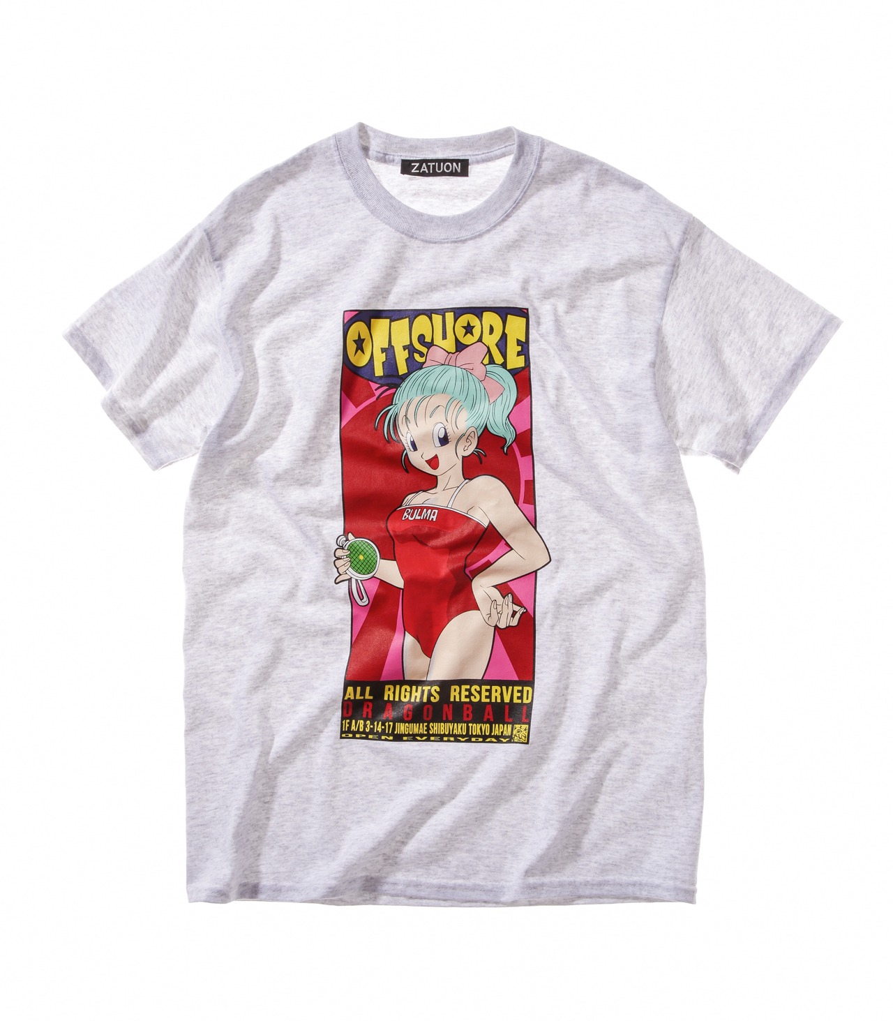 「Poster Tee」（グレー）