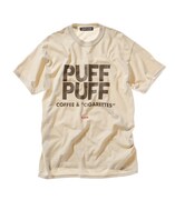 「PUFF PUFF Tee」（ベージュ）