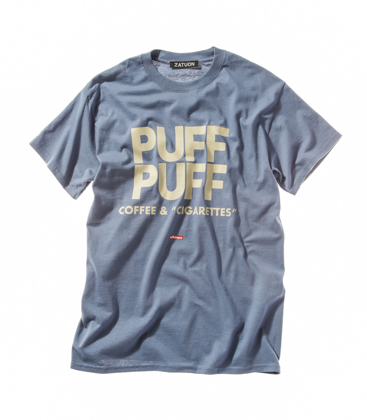 「PUFF PUFF Tee」（ブルー）