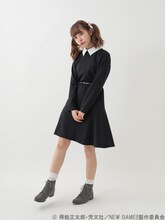 「NEW GAME!! 涼風青葉イメージワンピース」の着用イメージ。