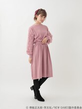 「NEW GAME!! 滝本ひふみイメージワンピース」の着用イメージ。