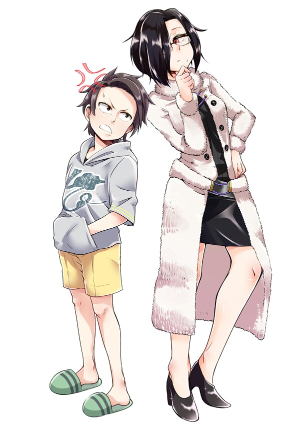 「上からカテキョとナマイキ少年」カット