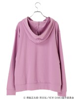 「NEW GAME!! ゲームパーカー」ラベンダー