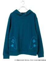 「NEW GAME!! ゲームパーカー」ブルーグリーン