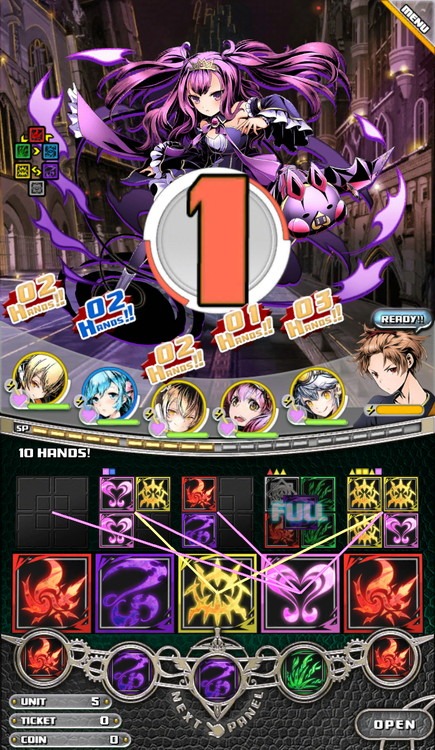 「ディバインゲート零」プレイ画面