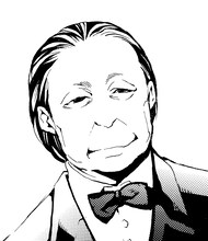 東山紀之が演じる岩倉具視の原作イラスト。